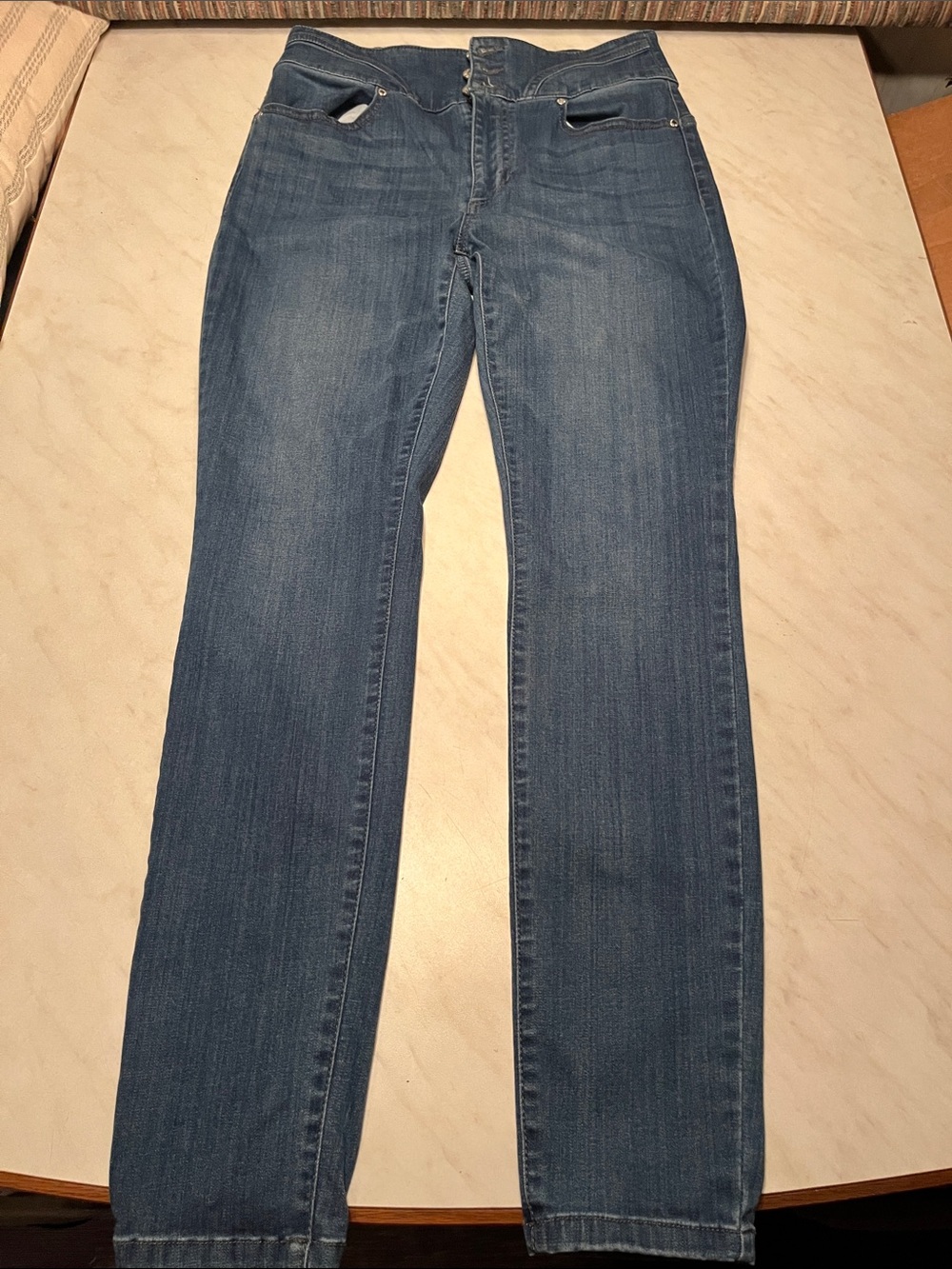 Guess Women's Straight-Leg Jeans in Medium Blue Wash